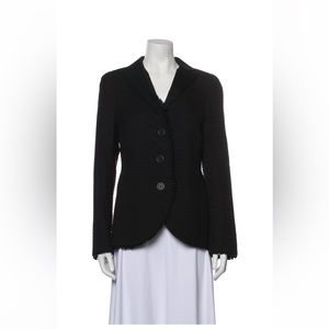 Akris X Bergdorf Goodman Blazer Black Size M, 10